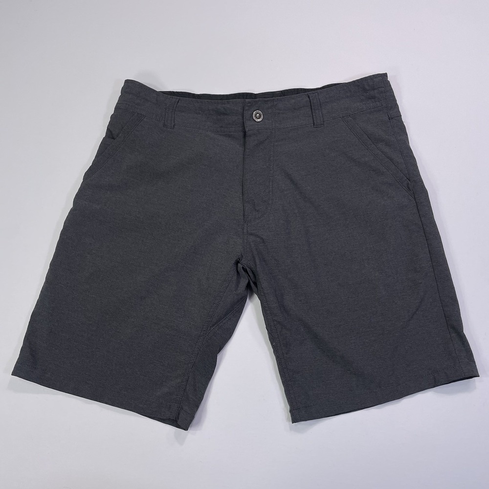 Kuhl Shorts 9.5" Mens 36 Gray Nylon Hiking Camping Mountain Trek Trail